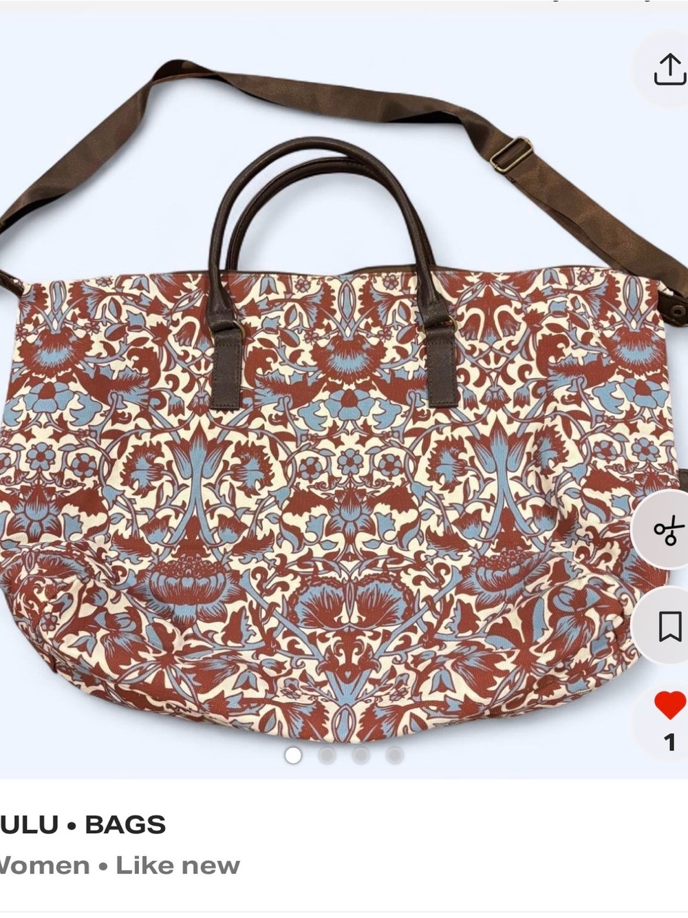 LuLu Dharma Weekender Bag New w/out Tags